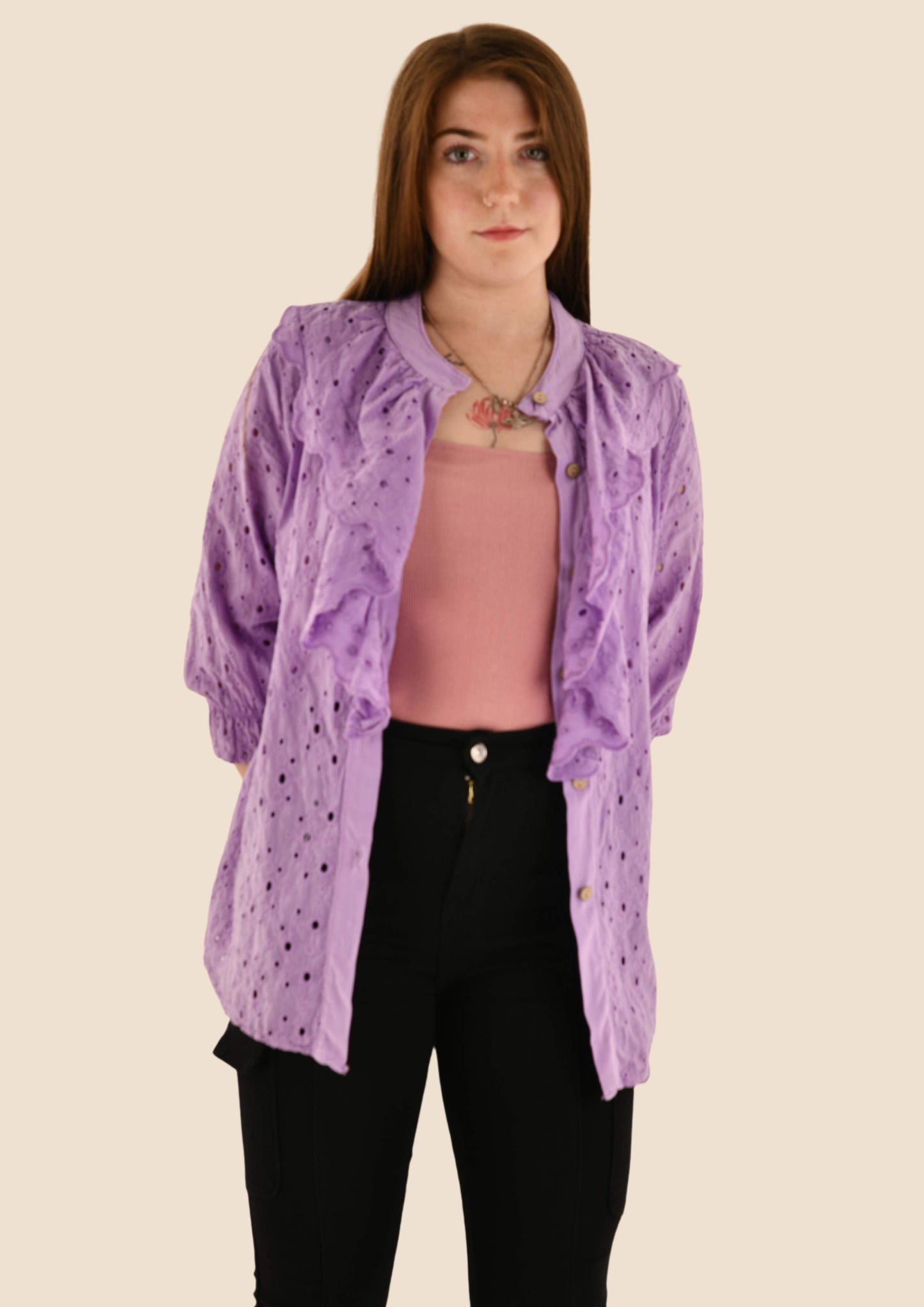 Ripple Patterne Blouse