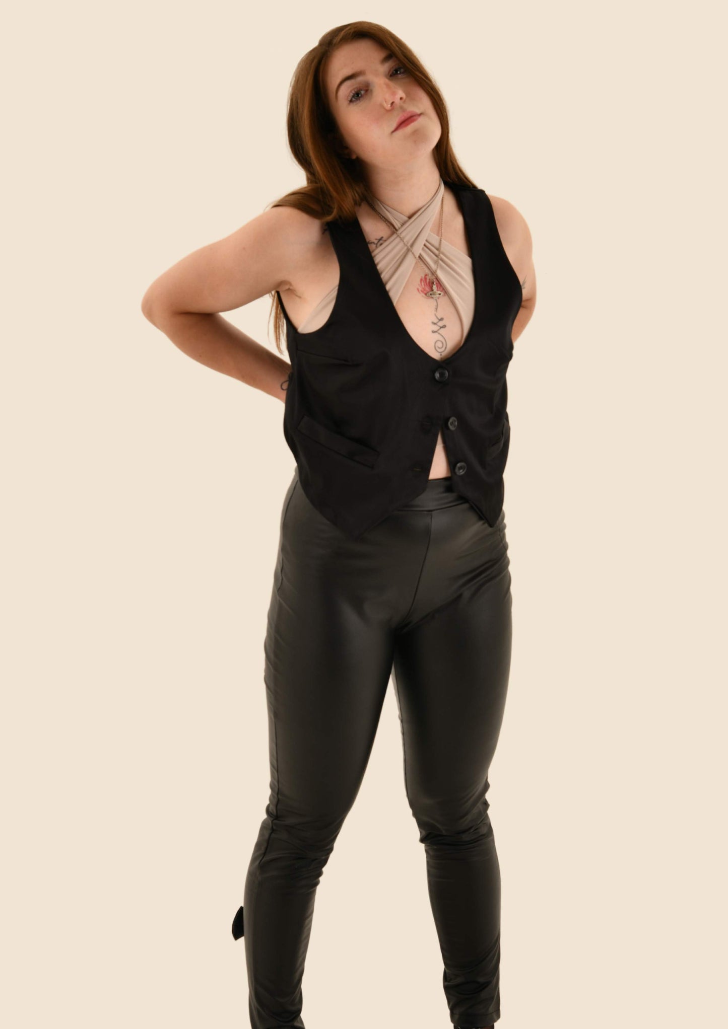 Satin Waist Blazer