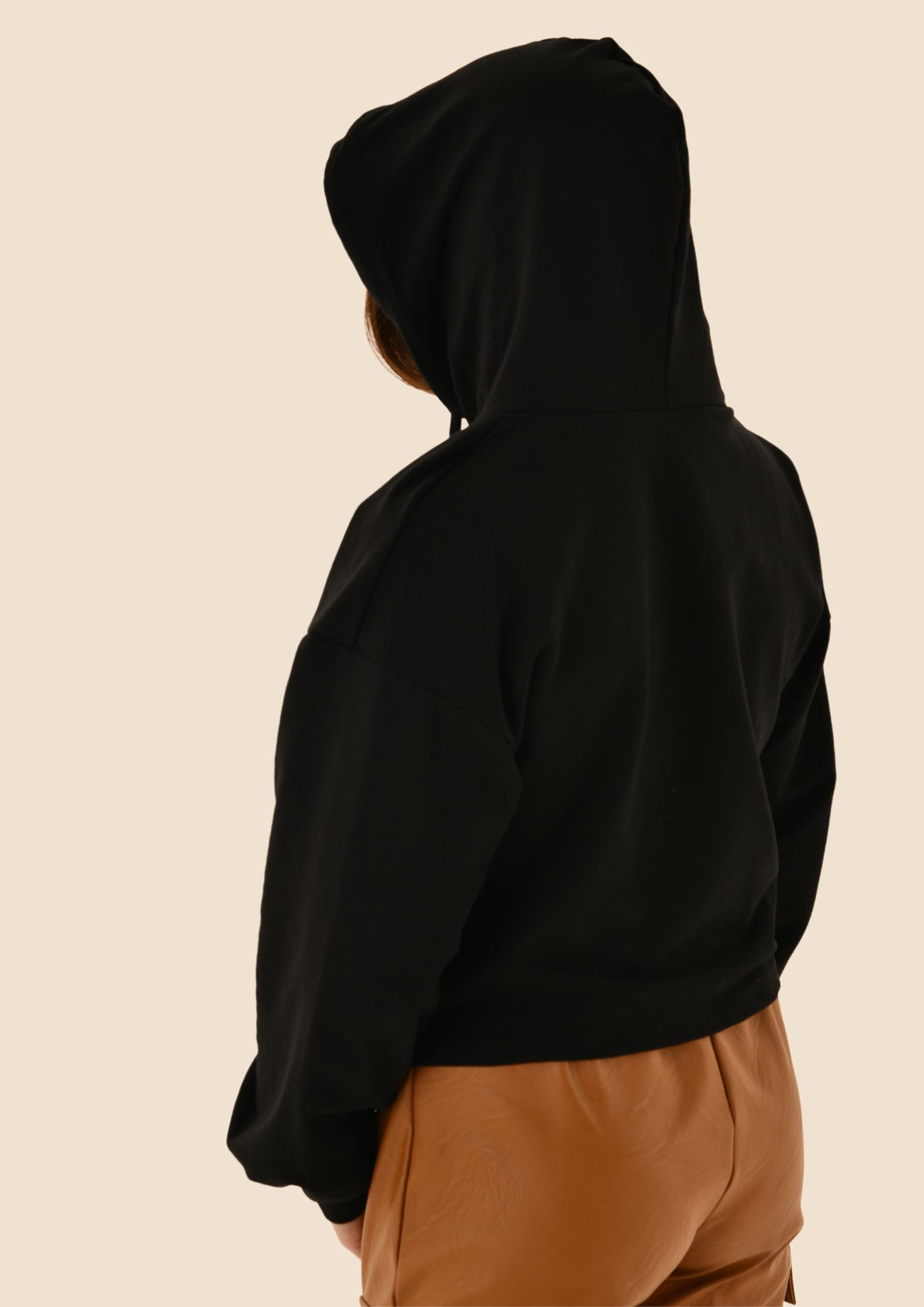 Two Piece Tank Top & Cut Hooded Jumper
