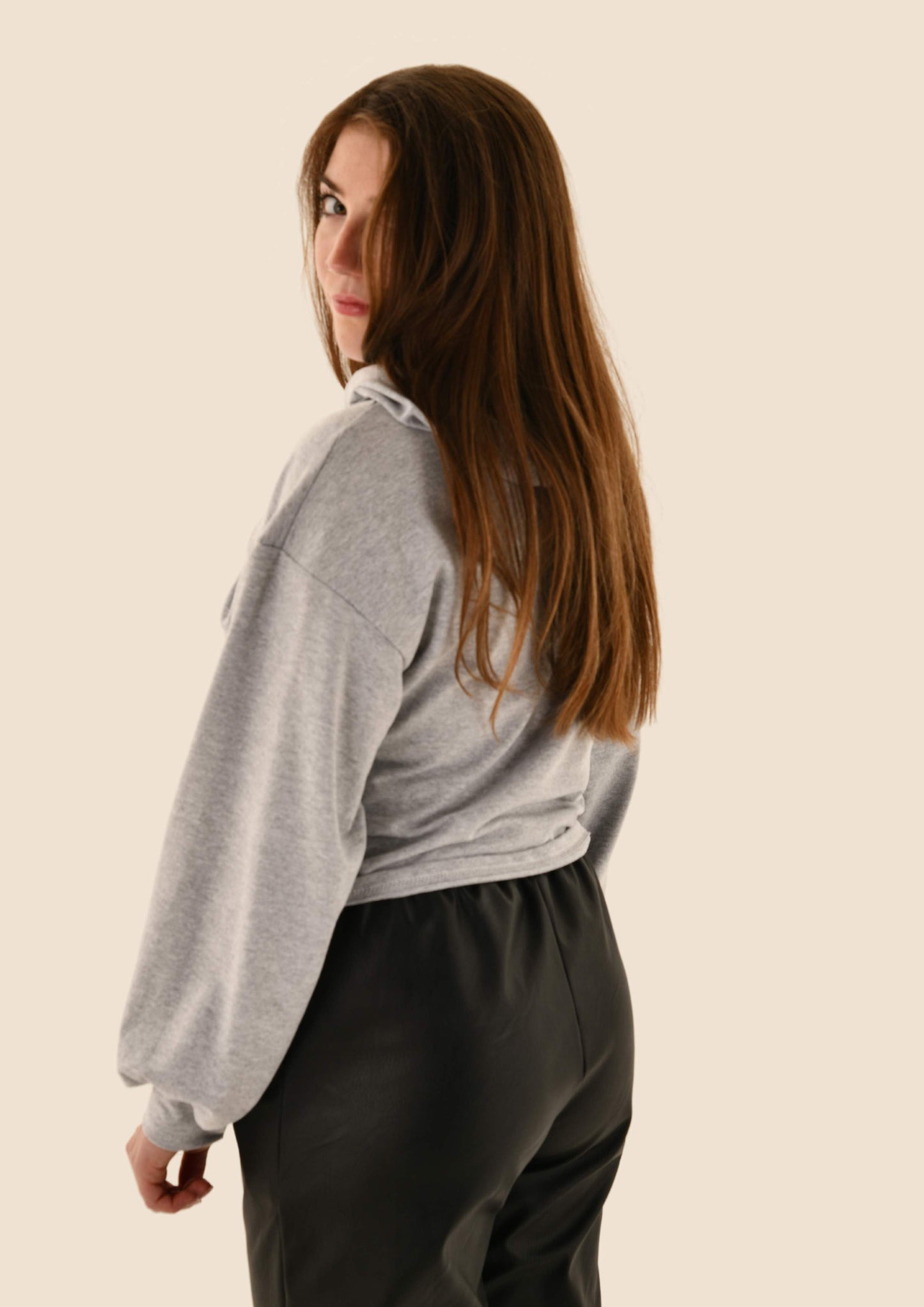Two Piece Tank Top & Cut Hooded Jumper (2 colours)
