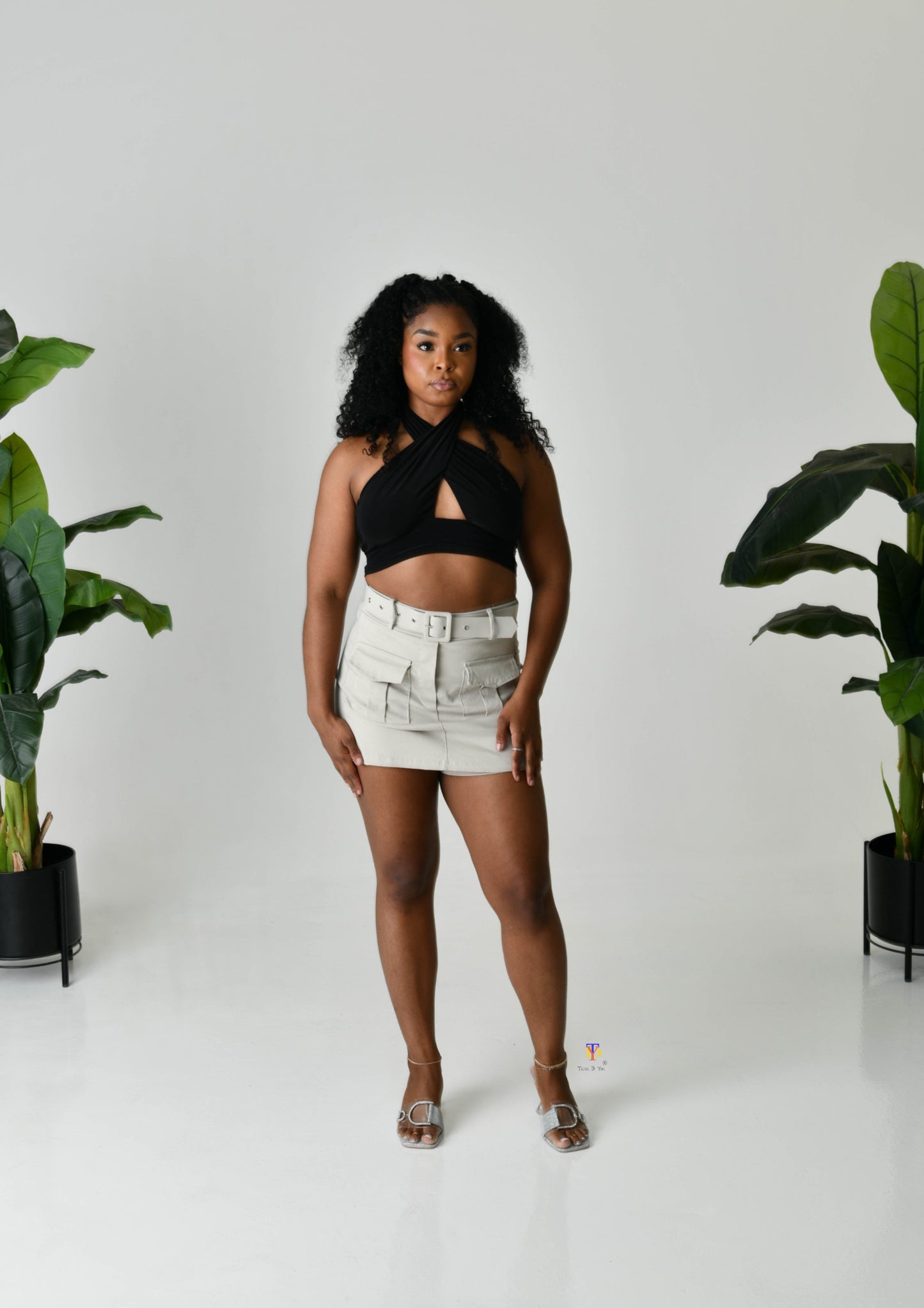 Halter Neck Crop Top