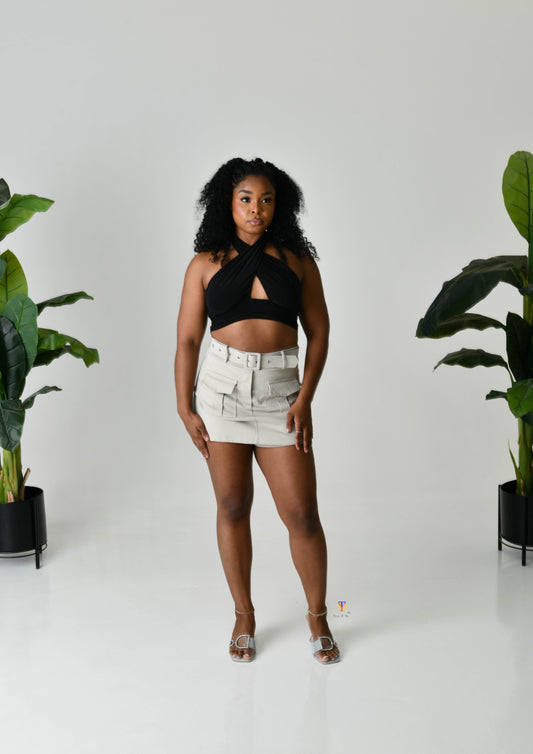 Halter Neck Crop Top