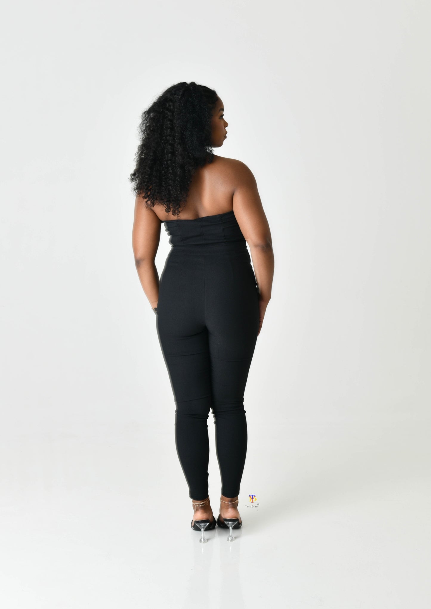 Jean Strapless Jumpsuit