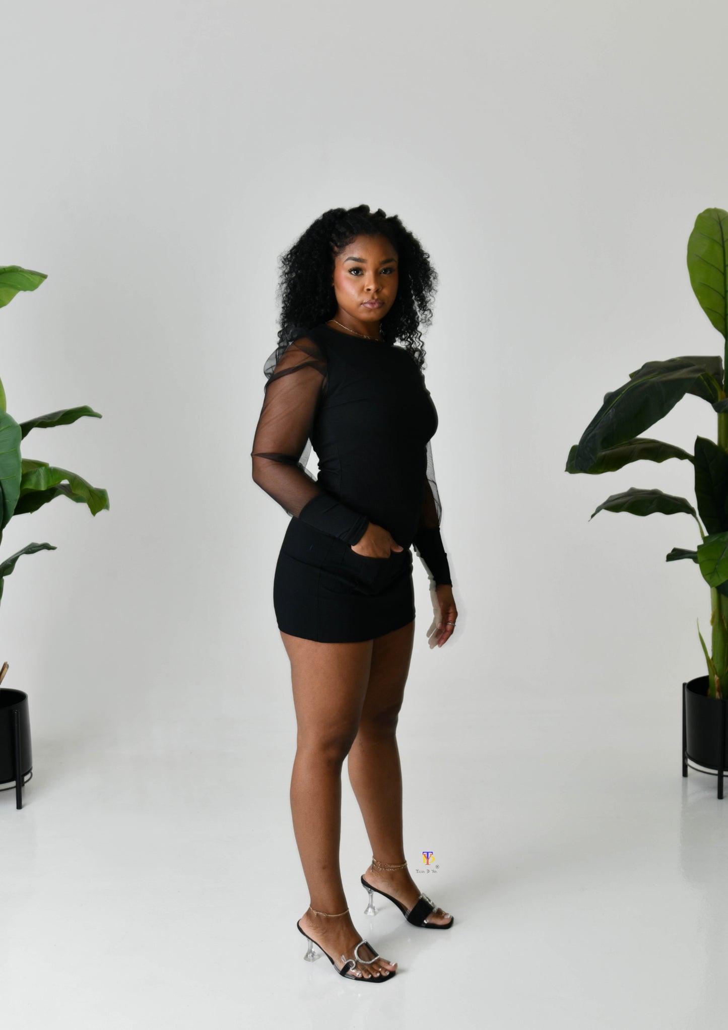 High Waisted Cargo Skort