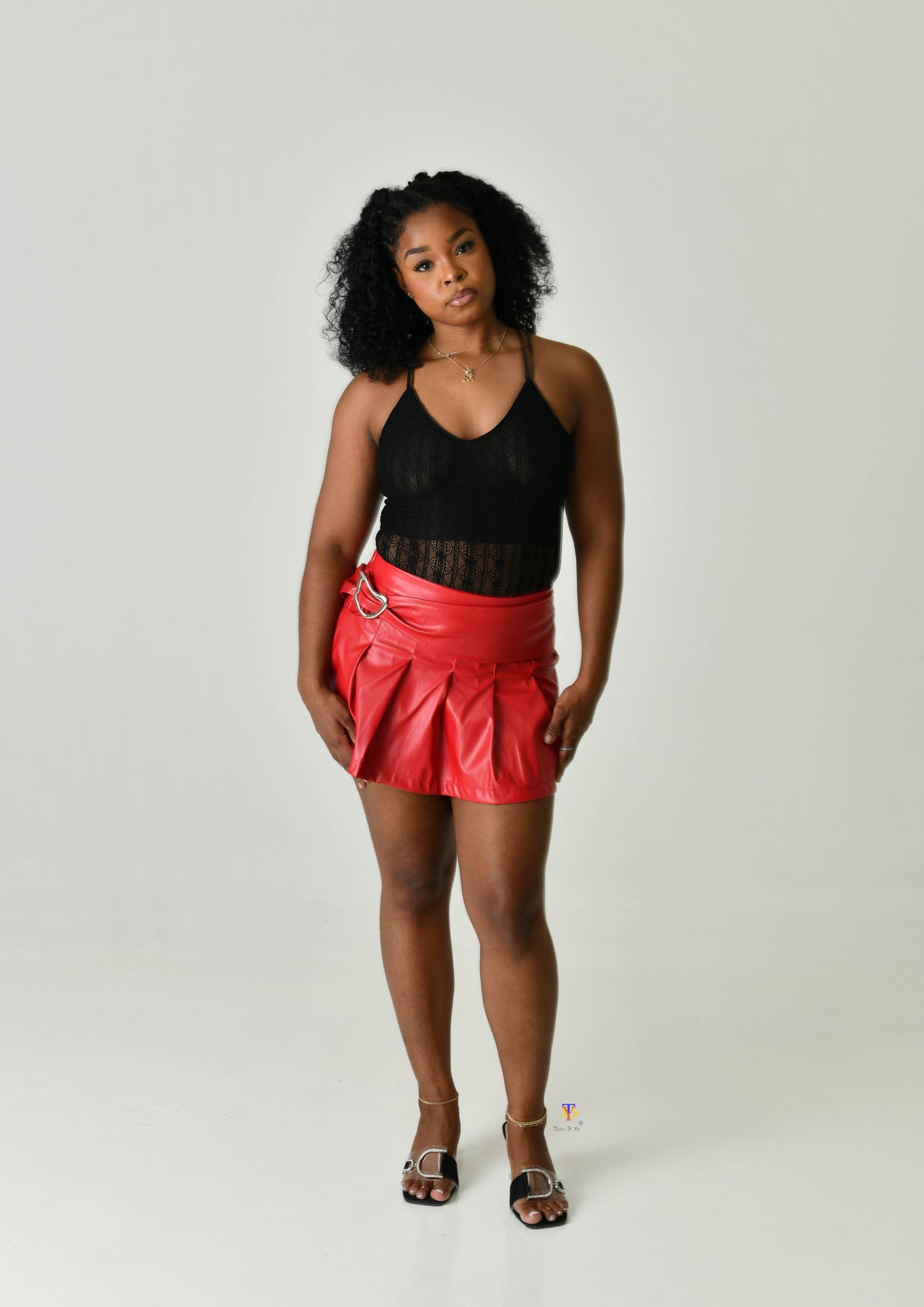 Sleeveless Patterned Bodysuit