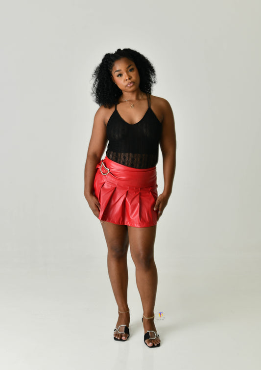 Sleeveless Patterned Bodysuit