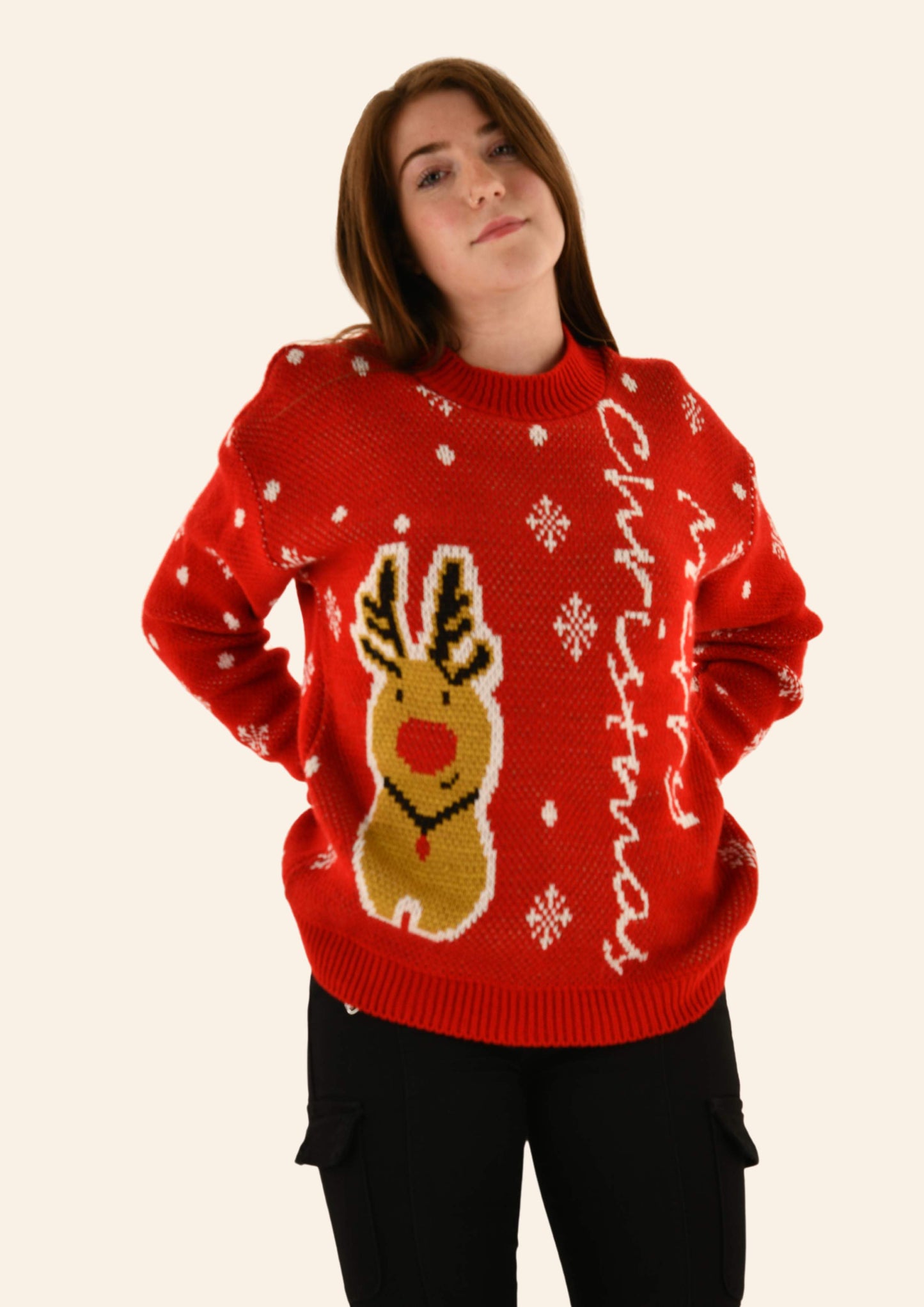 Christmas Design Long Sleeve Jumper (2 colours)