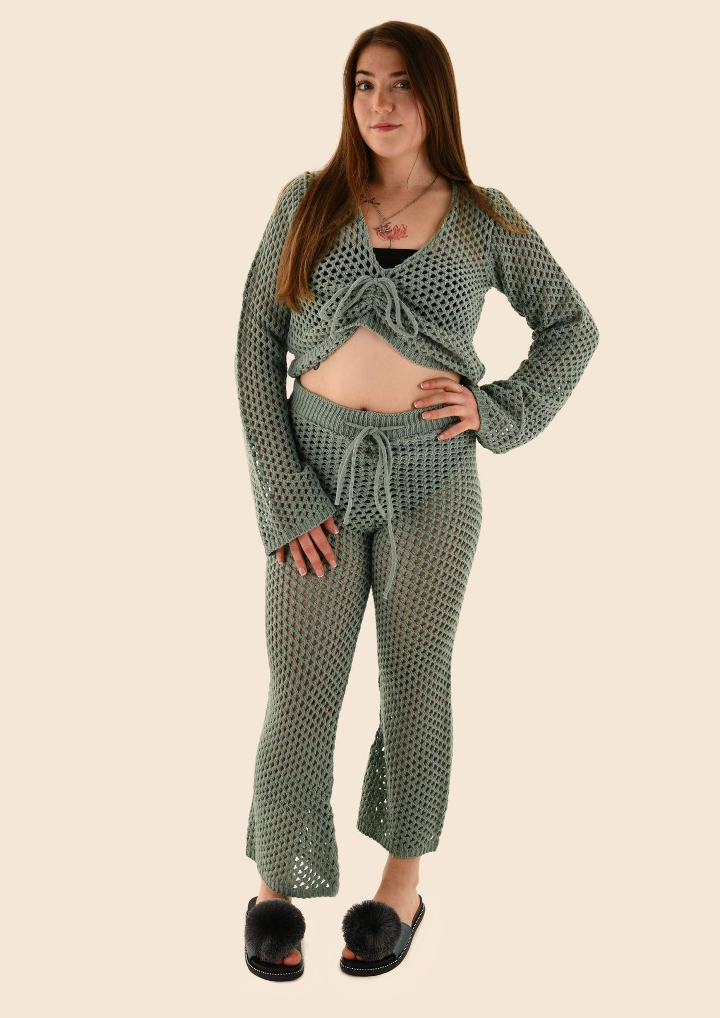 Crochet Two Piece Co-Ord Set (5 colours)