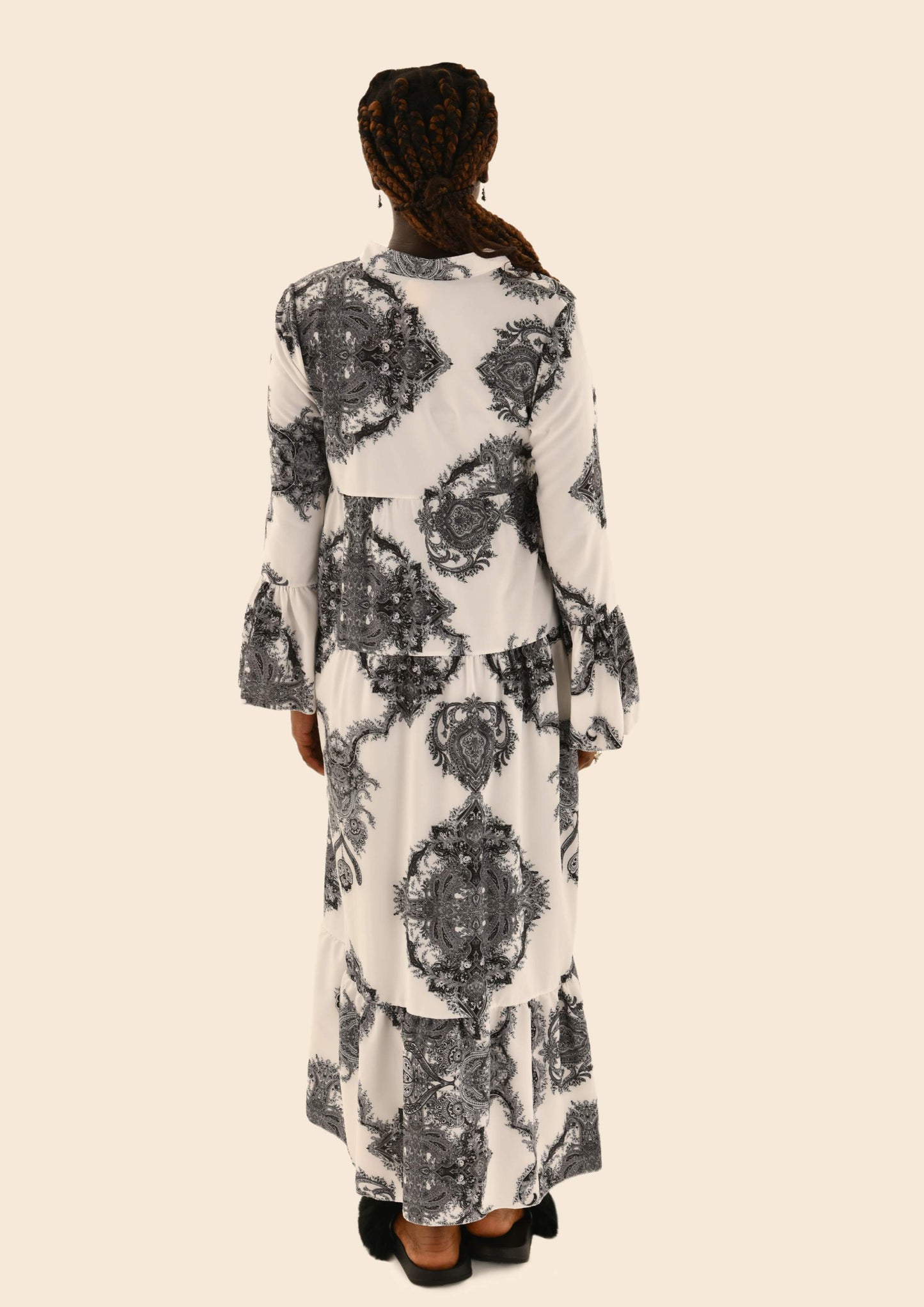 Flowing Patterned Dress