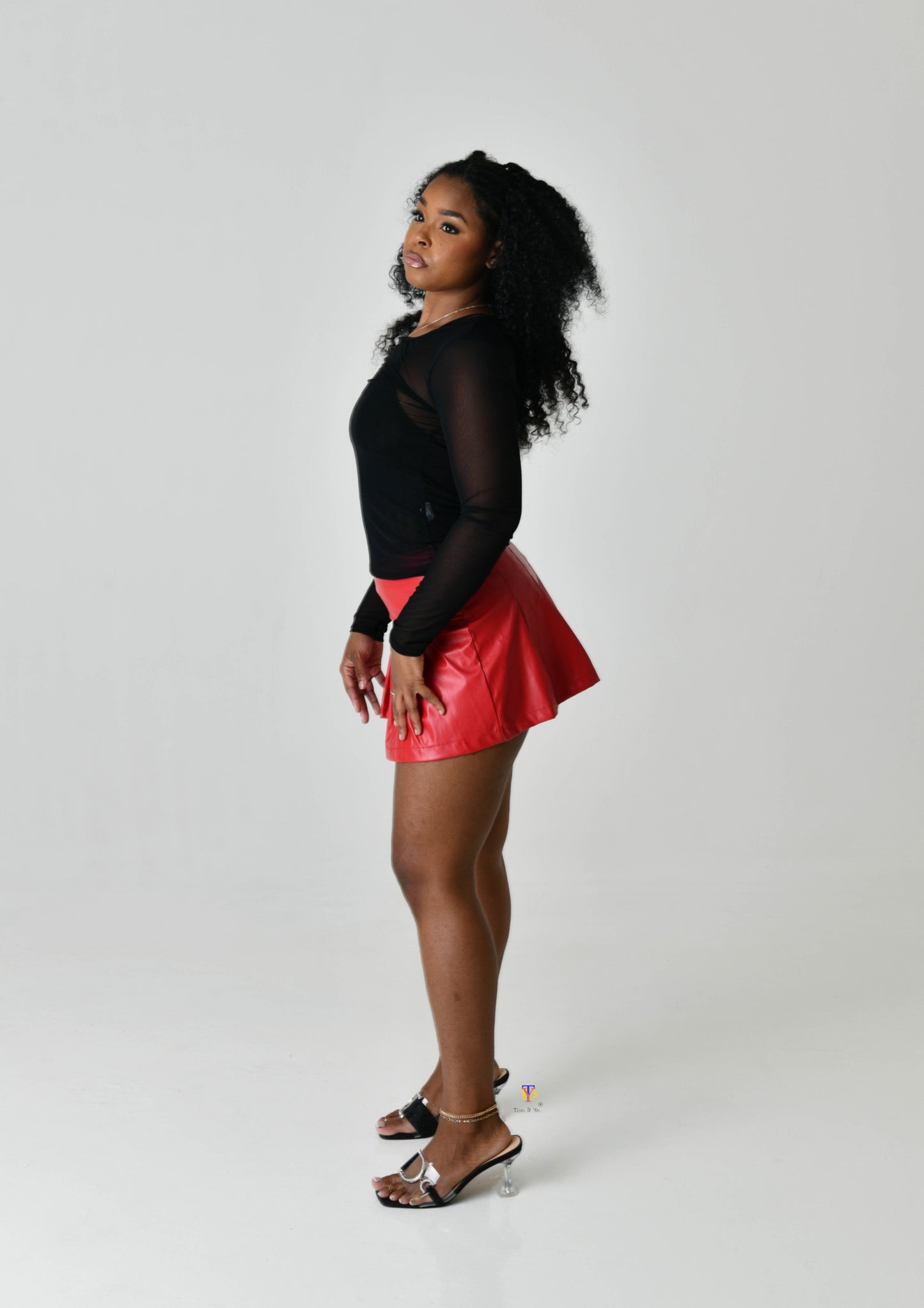 Leather Mini Skirt