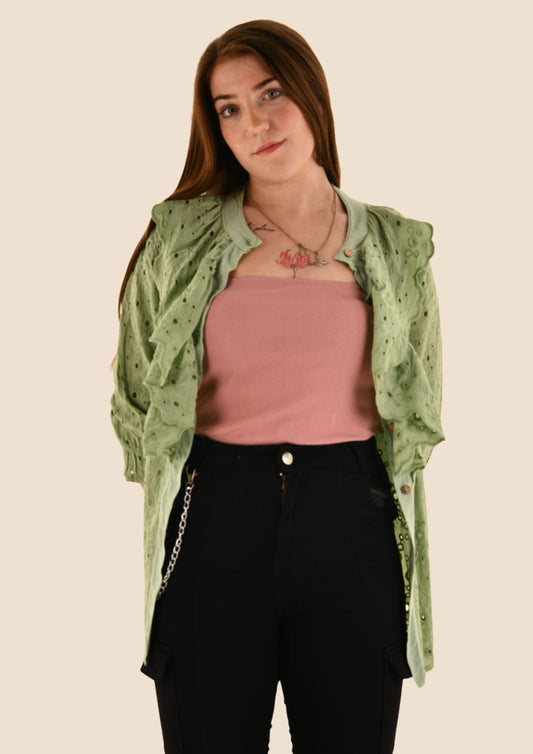 Ripple Patterne Blouse