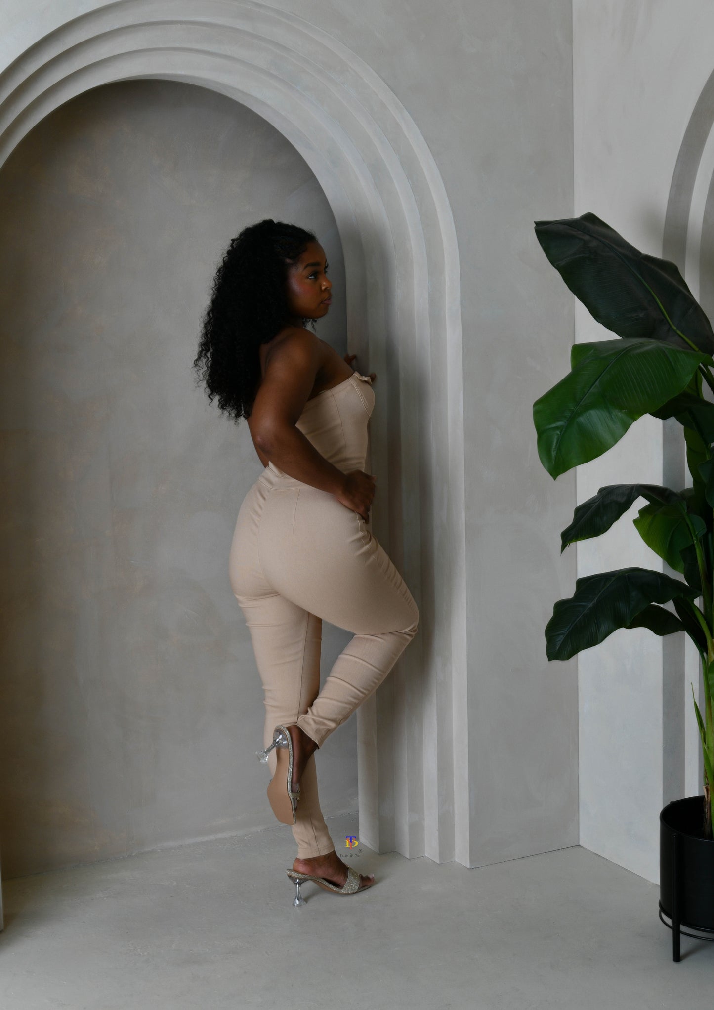 Jean Strapless Jumpsuit