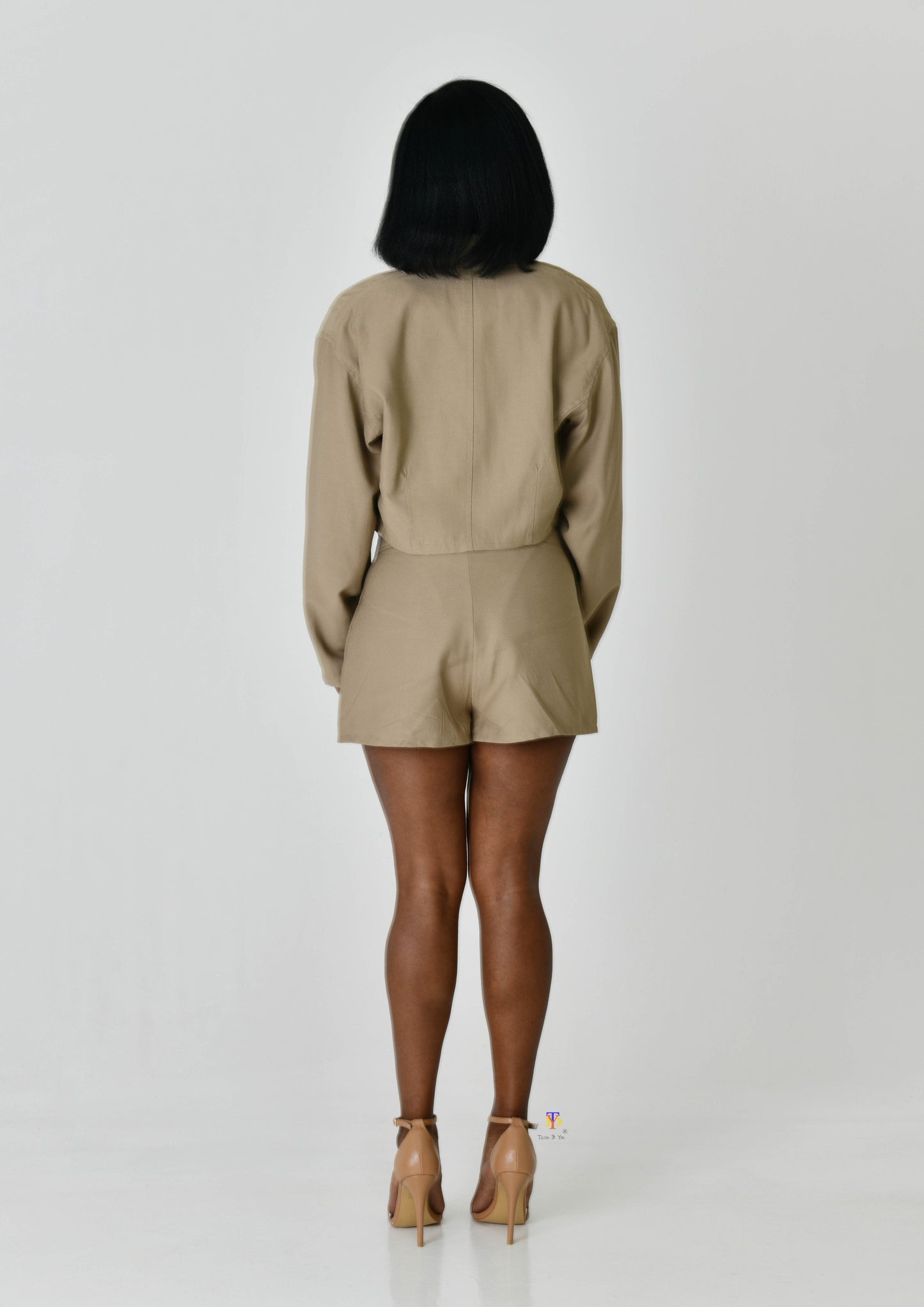 Shorts and Zip Jacket Set