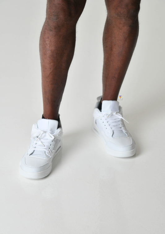 Plain Lace Up Trainers